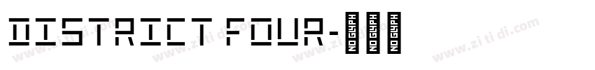 District Four字体转换